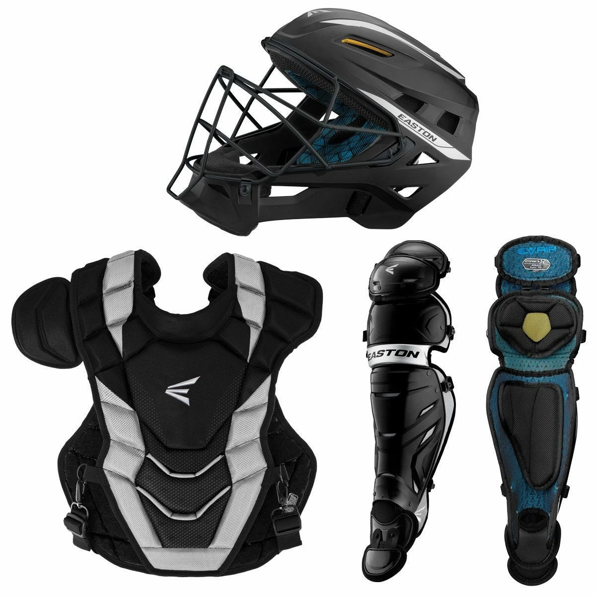 Easton Pro X Adult Baseball Catcher's Set 3 Easton Pro X Adult Baseball Catcher's Set