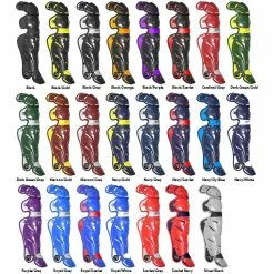 All-Star All Star System 7 Adult Leg Guards 28 All-Star All Star System 7 Adult Leg Guards -Warstic Baseball Store homerun all star catcher equipment lg30wpro system 7 adult leg guards inset5
