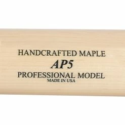 Marucci AP5 Pro Model Maple Wood Bat - Black/Natural - 2023 Model -Warstic Baseball Store marucci wood bat ap5 black natural 23 inset3