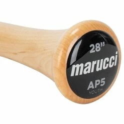 Marucci AP5 Pro Model Youth Maple Wood Bat - Natural/Black -Warstic Baseball Store marucci wood bat ap5 pro model youth maple natural black inset5 1