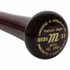 Marucci GLEY25 Pro Model Maple Wood Bat - Cherry/Black - 2023 Model -Warstic Baseball Store marucci wood bat gley25 cherry black 23 inset5