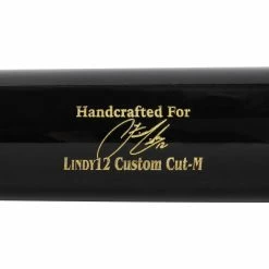 Marucci LINDY12 Pro Model Maple Wood Bat - Black/Black - 2023 Model -Warstic Baseball Store marucci wood bat lindy12 black black 23 inset3