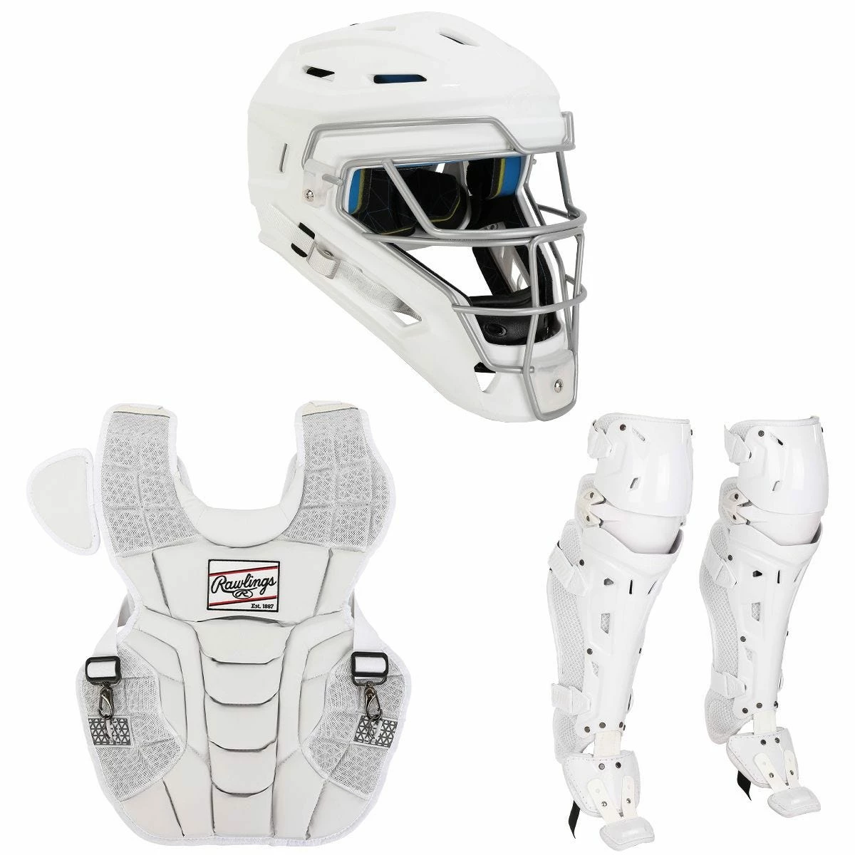 Rawlings Mach Intermediate Baseball Catcher's Set - 2023 Model 3 Rawlings Mach Intermediate Baseball Catcher's Set - 2023 Model