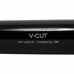 Victus Gloss V-Cut Wood Bat - Natural/Black -Warstic Baseball Store victus wood bat v cut ntbk inset2