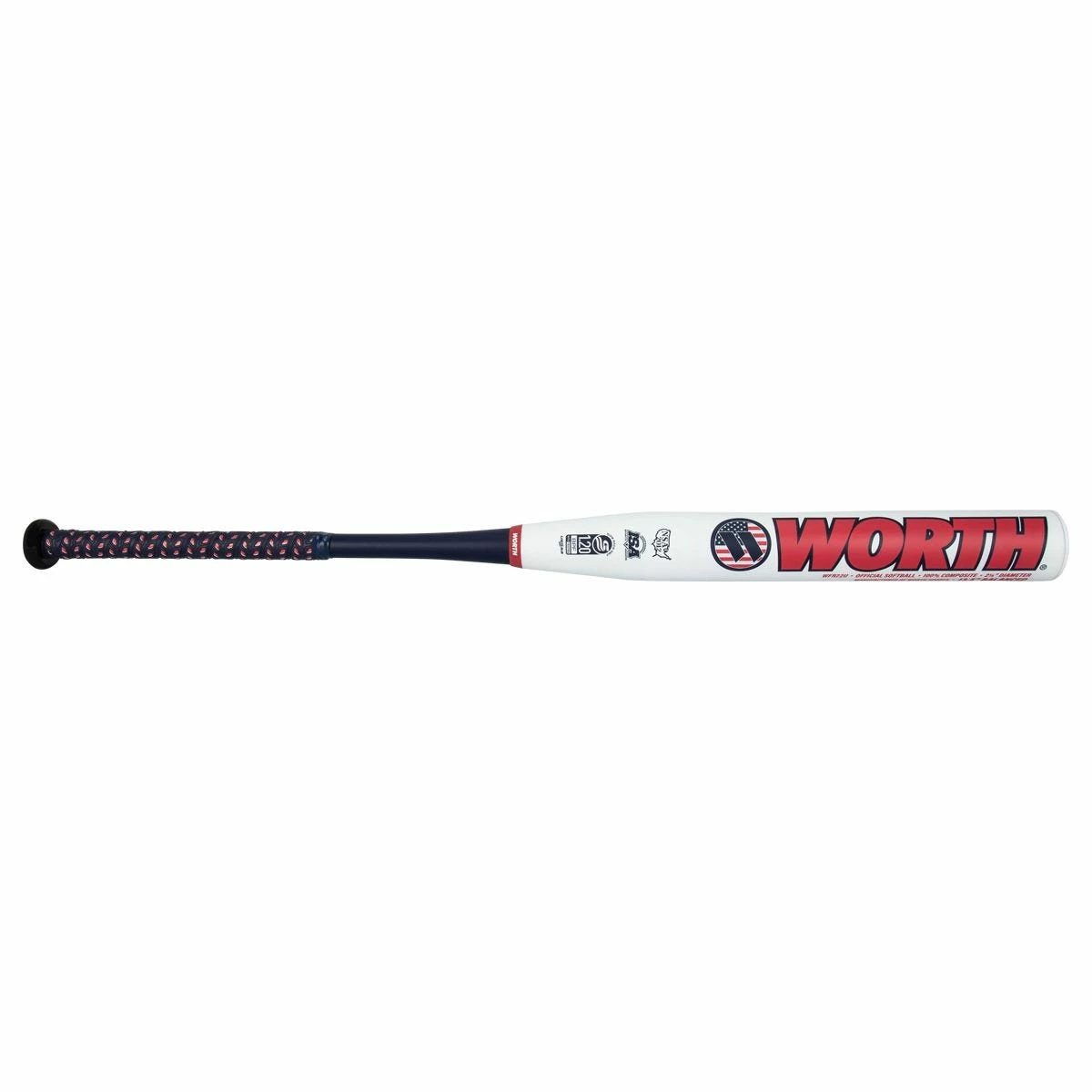 Worth Freedom Balanced USSSA Slowpitch Softball Bat - 2022 Model 4 Worth Freedom Balanced USSSA Slowpitch Softball Bat - 2022 Model - Image 2